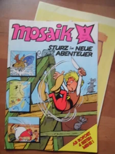 MOSAIK Abrafaxe 1 - 1991 --- Nr. 181 Sturz in neue Abenteuer + Poster - Ohne ABO - Picture 1 of 2