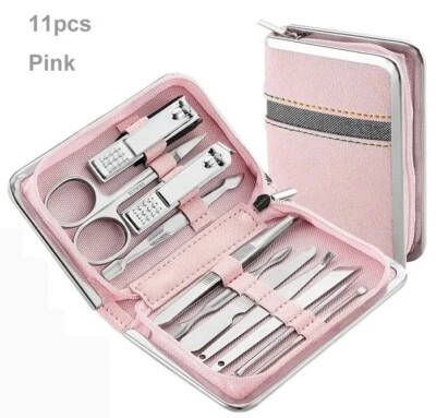 11 Teile Set Pediküre Maniküre Nagelzange Nagelpflege Nagelschere Nagelknipser - Bild 1 von 2
