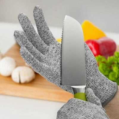 1 Paar Schnittfeste Schnittschutz Handschuhe für Metzger Küche Glas Arbeit DE - Bild 1 von 4