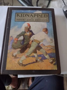 Stevenson. Kidnapped First Wyeth illus ed 14 color plates 1913 dated title Rare - Picture 1 of 9