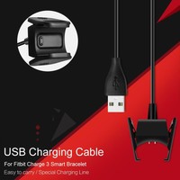 Charger Cable for Fitbit Charge 3 USB Charging Cable Cord Clip Dock NEW