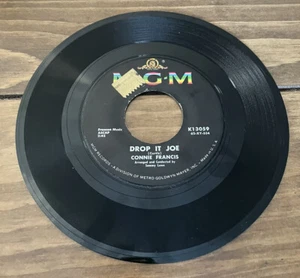 Connie Francis Don't break the heart Drop it Joe 45 RPM Vinyl Record K13059 - Imagen 1 de 2