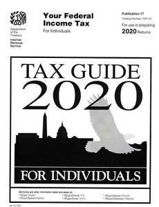 TAX GUIDE 2020: FEDERAL INCOME TAX FOR INDIVIDUALS IRS PUB 17 - Imagen 1 de 1