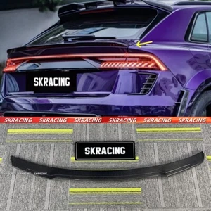 For Audi RSQ8 2020-2024 Real Carbon Fiber Rear Trunk Lid Spoiler Wing Body Kits - Foto 1 di 19