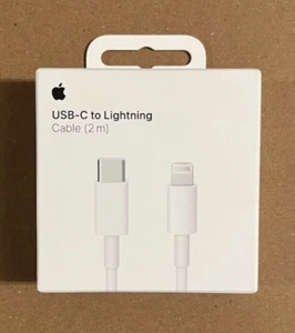 Câble USB-C vers Lightning d'origine Apple A2441 / MW2R3AM/A (2m - 6ft) --- Neuf - Photo 1 sur 3