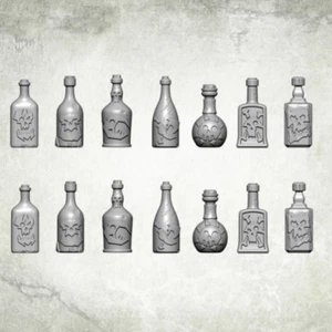 Ork Flaschen Orc Bottles (14) Bitz Bits  Kromlech Resin KRBK015 - Picture 1 of 2