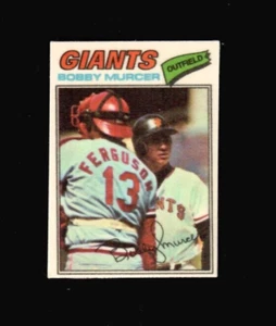 Pegatinas de tela Topps 1977 #33 Bobby Murcer Giants casi nuevas - Imagen 1 de 2