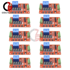10PCS DC12V 1CH PLC Digital Relay Module Cyclic Delay/Timed Switch/Self-Locking - Picture 1 of 9