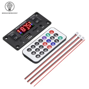 Auto FM Radio Modul Bluetooth Lautsprecher MP3 Decoder Platine USB TF FM Musik Player - Bild 1 von 10