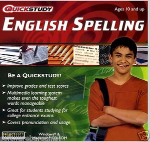 ENGLISH SPELLING QUICKSTUDY SPEED TO SUCCESS.BOOST GRADES/TEST SCORES! FREE SHIP - Picture 1 of 1