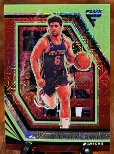2022 Panini Flux Red Mojo Prizm /99 #49 Quentin Grimes