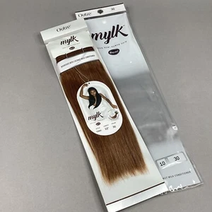 10” Mylk #30 Honey Brown 100% Remi Human Hair Extenstions by Outre - Picture 1 of 6