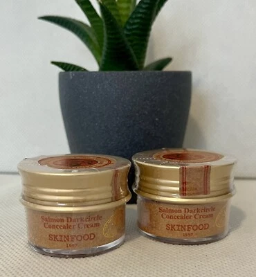 SKINFOOD Salmon Dark Circle Concealer  Cream- #2 Salmon Beige 10 g (2 PACK) - Image 1 of 2