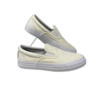 Converse Ctas Slip On Low Top White Canvas Women's Sneakers Custom 171852C-WHT - Picture 1 of 10