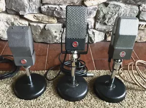 RCA Vintage Ribbon Microphone Collection 3 Mics - 3 Models RCA 74, 74A, 74B - Picture 1 of 18