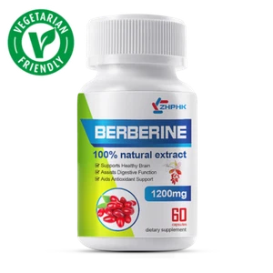 100% Pure Berberine HCL Extract 1200mg, Healthy Cholesterol, Anti-inflammatory - Picture 1 of 10