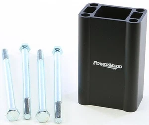 Powermadd Non-Pivot Riser Block - 4in. Snowmobile 45518 PM15518 44-8323 PD5518 - Picture 1 of 3