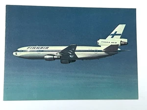 Aviation Airline Postcard FINNAIR MCDONNELL DOUGLAS DC-10 - Picture 1 of 3