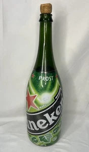 RARE 1.5 LITER HEINEKEN BEER BOTTLE 15” EMPTY SPECIAL EDITION W/ CORK - Picture 1 of 5
