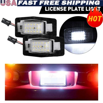 For 1999-2003 Protege Mazda White LED 6000K Plate Light Lamp Waterproof License - Image 1 of 4