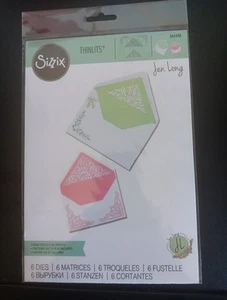 VENTE MATRICES DE DÉCOUPE POUR SCRAPBOOKING SIZZIX THINLITS 6 MATRICES NEUVES (JJJ964) - Photo 1 sur 2