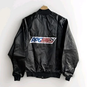 Rare Vintage PPG Indy Car World Series Satin Racing Jacket Gr. M 80s Automotive - Bild 1 von 9