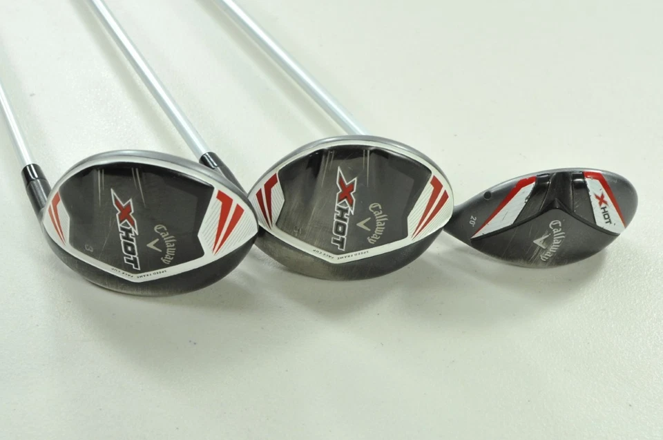 Callaway X Hot 2013 #3 e #3 Fairway Woods, 20* Conjunto Híbrido Regular Flex #204994 - Imagem 1 de 4