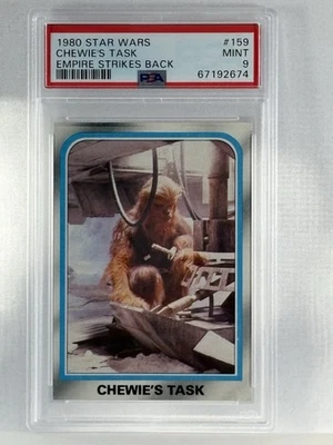 1980 Topps The Empire Strikes Back Card #159 Chewie’s Task PSA 9 MINT - Image 1 of 2