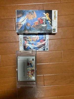 Street Fighter Zero 2 Super Famicom SNES Japan NTSC J Fighting Game Capcom - Image 1 of 4