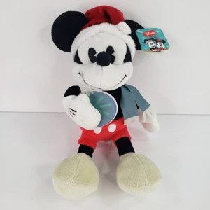 Mickey Mouse DISNEY Christmas Stuffed Plush Authentic 10 inch Holiday - Picture 1 of 6