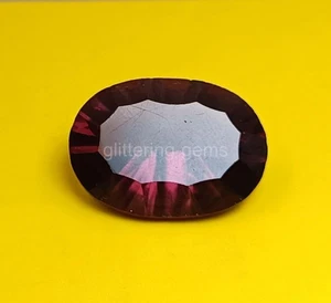 10.75 Ct Certified Genuine Purple Amethyst Oval Shape Loose Gemstone 5JOT - Picture 1 of 7