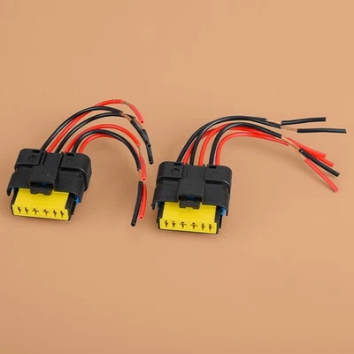 2x Tail Light Plug Cable Connector Fit For Nissan Sunny Qashqai Murano Teana - Image 1 of 4