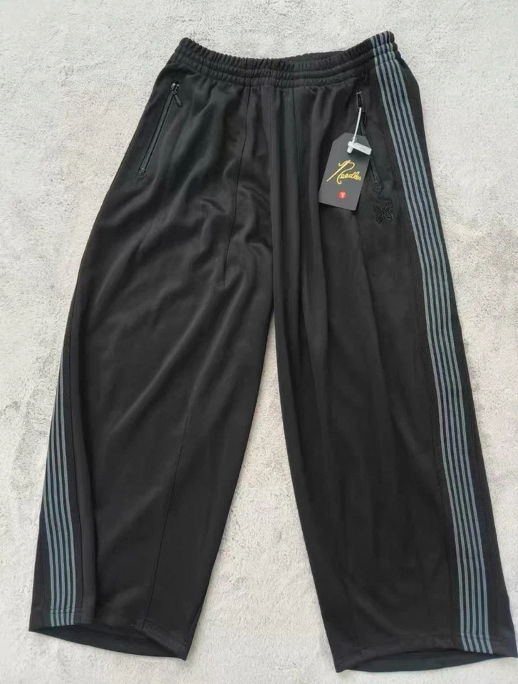 Pantalones deportivos Baggy Needles HD negros/grises talla M Foto 1 de 4