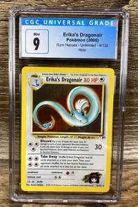 Erikas Dragonair 4/132 Gym Heroes Holo Rare Pokemon Karte CGC 9 Blue Label - Bild 1 von 4