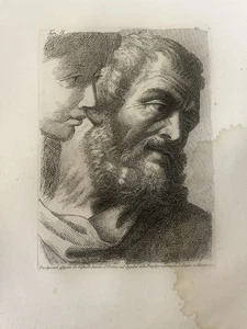 Due Apostoli  Da Raffaello – Paolo Fidanza inc. – XVII-XVIII. - Imagen 1 de 5