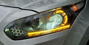 Pair Headlights Retro Retrofit Custom Emes 2014-2018 Ford Transit Connect - Picture 1 of 7