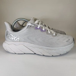 Hoka Arahi 6 Womens 10.5 B Gray Running Shoes Sneakers Active Performance - Picture 1 of 13