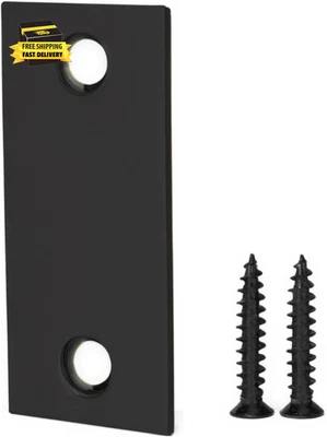 Door Edge Hole Filler Plate 1-1/8”X 2-3/4”, Deadbolt Cover Plate, Stainless Stee - Image 1 of 4