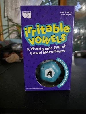 New - University Games Irritable Vowels - Ages 8+ | 2-6 players - Image 1 of 2