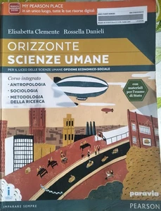 "Social Sciences" Clemente, Horizon Human Sciences, ISBN 9788839526441 Paravia - Picture 1 of 7