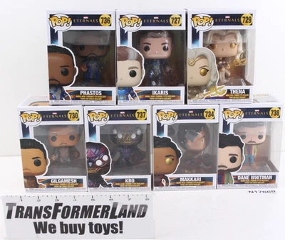 Marvel Funko POP! Eternals 727 729 730 734 736  737 738 Figure Lot of 7 New! - Image 1 of 3