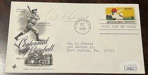 Al Kaline Signed Baseball's 100th Birthday Envelope JSA!! - Picture 1 of 3