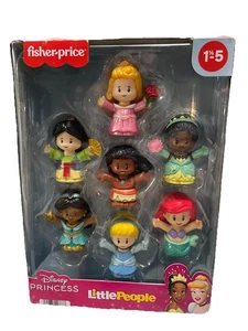 Disney Princess Little People Figurenset 7 Figuren Paket für Kleinkinder. NEU - Bild 1 von 2