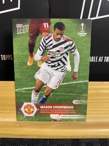 🛑👀 2021 TOPPS NOW UEFA EUROPA LEAGUE MASON GREENWOOD #16 🔥 - Picture 1 of 1