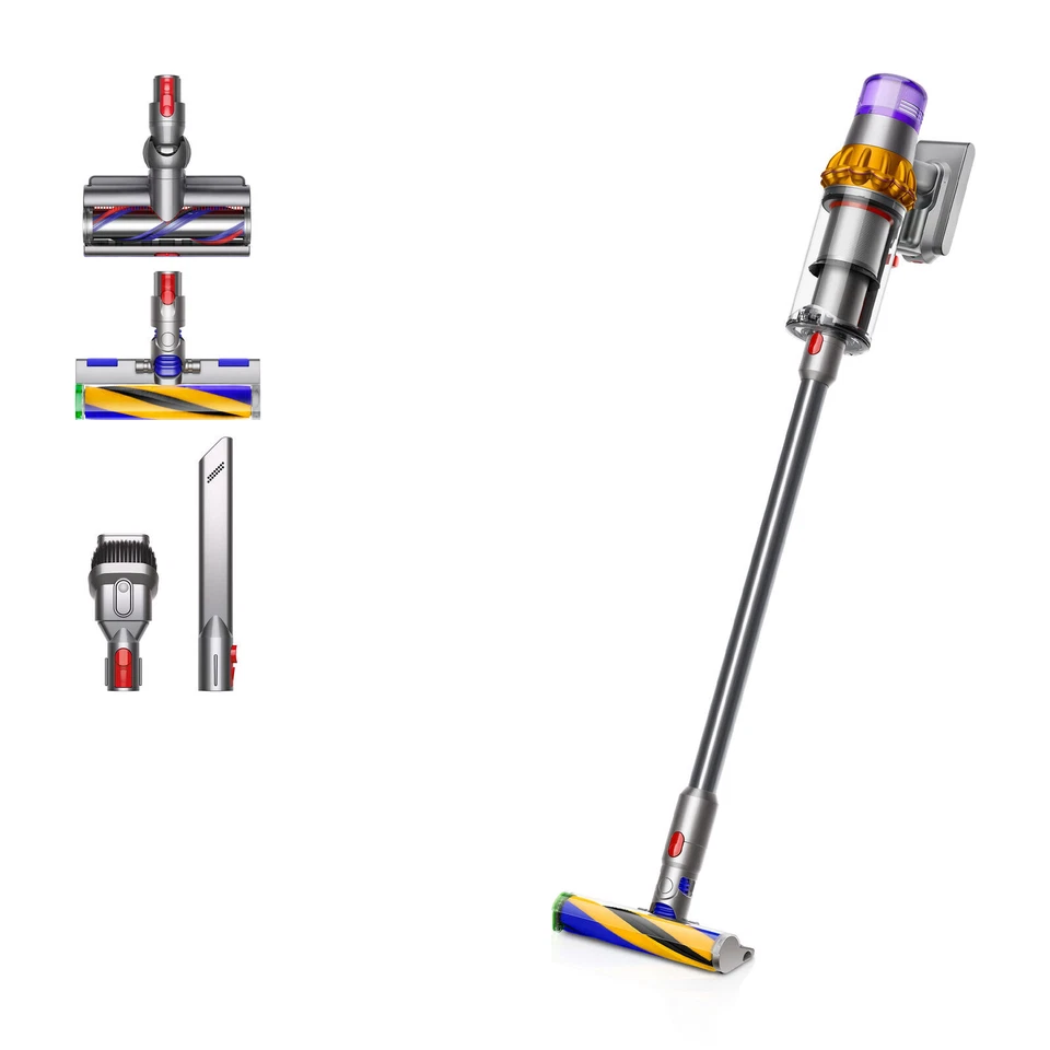 Dyson V15 Detect Absolute Scopa Elettrica Senza Fili - Nichel (446986-01)