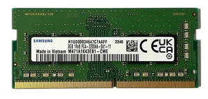 Samsung 8GB DDR4 3200MHz Portátil RAM, Usado - Funciona - Imagen 1 de 2