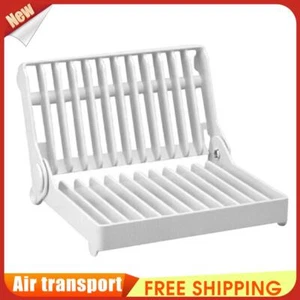 Plastic Dish Drain Rack Removable Cup Drying Rack for Cup Dish Pot Lid Storage - Picture 1 of 9