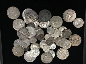 1/2 TROY POUND LB BAG 90% SILVER COINS U.S. MINTED NO JUNK PRE-65 - Picture 1 of 5