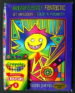 M.F. #2 Signed Copy, Art Poetry Odd Comics Abstract Coloring Book, Glenn Shiring - Picture 1 of 7