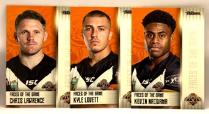 2017 ESP NRL Traders Faces Of The Game Wests Tigers 3 Card Tem Set - Picture 1 of 2